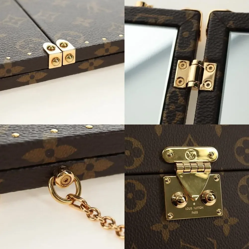 Louis Vuitton Monogram Home Mirror Trunk Hand Brown